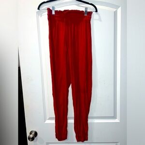 A&F Smocked waist pants
